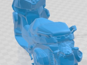 C 400 X 2018 Printable Motorbike 3D-Druckmodell