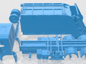 Iveco 682 Garbage Printable Truck 3D Print Model