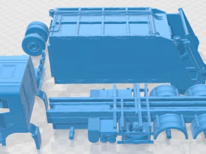Iveco 682 Garbage Printable Truck 3D Print Model