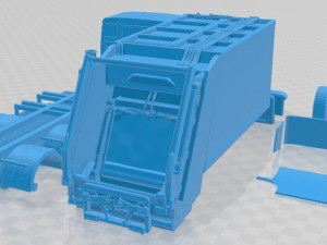 Iveco 682 Garbage Printable Truck 3D Print Model