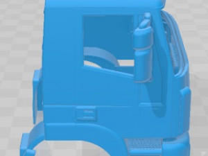 Iveco 682 Printable Body Cabin Truck Modello di stampa 3D