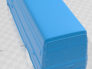 Iveco Daily 1996 Printable Body Van Modelo de Impressão 3D