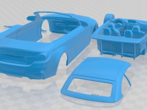 M4 F83 Convertible 2014 Printable Car 3D-Druckmodell
