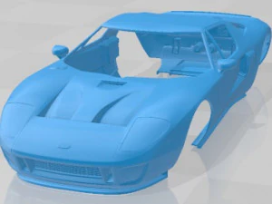 GT 2005 Printable Body Car 3D Print Model