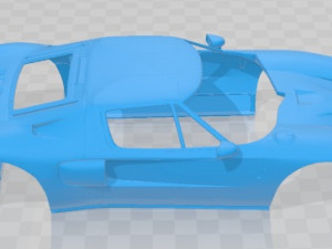 GT 2005 Printable Body Car Modello di stampa 3D