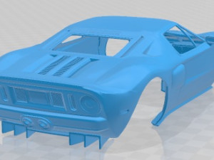 GT 2005 Printable Body Car Modello di stampa 3D