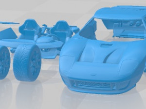 GT 2005 Printable Car 3D-printmodel