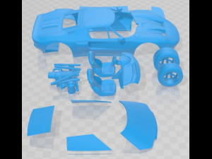 GT 2005 Printable Car 3D Print Model