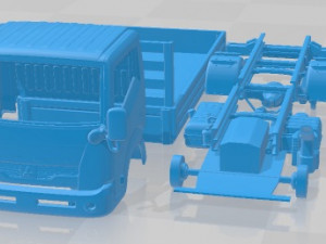 Mitsubishi Fuso Canter Guts Tipper 2015 Printable Truck 3D Print Model