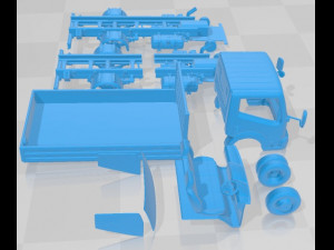 Mitsubishi Fuso Canter Guts Tipper 2015 Printable Truck 3D Baskı Modeli