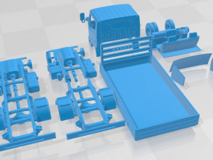 Mitsubishi Fuso Canter Guts Tipper 2015 Printable Truck 3D Baskı Modeli