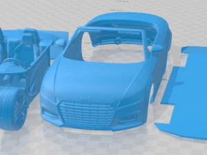 Audi TT Roadster 2015 Printable Car 3D Print Model