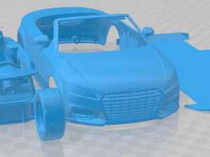 Carro para imprimir Audi TT Roadster 2015 Modelo de Impressão 3D