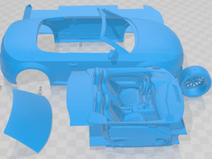 Audi TT Roadster 2015 Printable Car 3D प्रिंट मॉडल