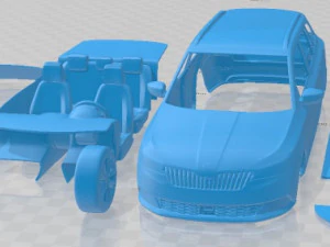 Skoda Fabia Combi 2019 Printable Car 3D Print Model