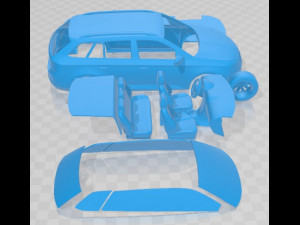 Skoda Fabia Combi 2019 Printable Car 3D 프린트 모델