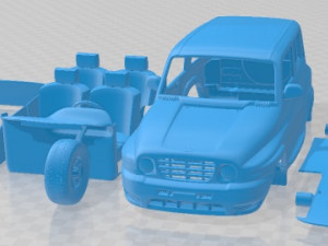 SsangYong Korando 2008 - TagAZ Tager Printable Car 3D Print Model