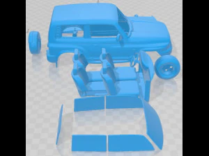 SsangYong Korando 2008 - TagAZ Tager Printable Car 3D Print Model
