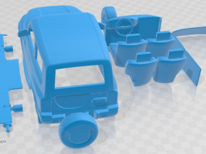 SsangYong Korando 2008 - TagAZ Tager Printable Car 3D Baskı Modeli