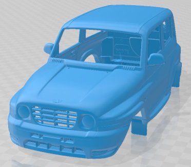 SsangYong Korando 2008 - TagAZ Tager Printable Body Car Modelo de Impressão 3D .c4d .max .obj .3ds .fbx .stl .blend 
