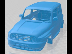 SsangYong Korando 2008 - TagAZ Tager Printable Body Car 3D Print Model