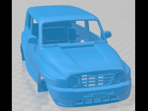 SsangYong Korando 2008 - TagAZ Tager Printable Body Car Modelo de Impressão 3D
