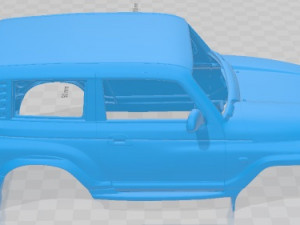 SsangYong Korando 2008 - TagAZ Tager Printable Body Car Modelo de Impressão 3D