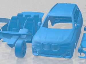 Coche Imprimible X7 M Sport 2019 Modelo de impresión 3D