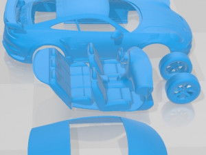 Porsche 911 TECHART GT street R 2022 Printable Car Modelo de impresión 3D