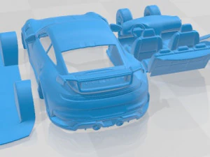Porsche 911 TECHART GT street R 2022 Printable Car 3D Print Model