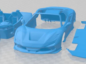 Ferrari F8 Spider 2020 Printable Car 3D Print Model