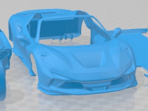 Ferrari F8 Spider 2020 Printable Car Model do druku 3D