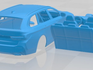 5 Series Touring G31 2021 Printable Car 3D Print Model
