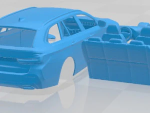 5 Series Touring G31 2021 Printable Car 3D Print Model