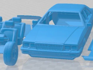 Maserati Quattroporte Royale 1979 Printable Car 3D Print Model