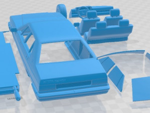 Maserati Quattroporte Royale 1979 Printable Car 3D Принт Модель