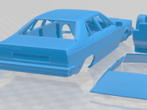 Maserati Quattroporte Royale 1979 Printable Car 3D Принт Модель