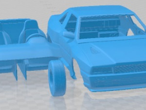Maserati Shamal 1990 Printable Car Modelo de Impressão 3D