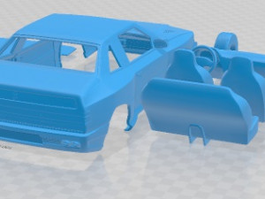 Maserati Shamal 1990 Printable Car Modelo de Impressão 3D