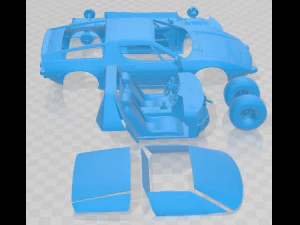 Maserati Bora 1974 Printable Car 3D Print Model