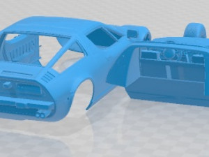 Maserati Bora 1974 Printable Car 3D प्रिंट मॉडल