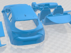 Toyota Auris 2019 Printable Car 3D प्रिंट मॉडल