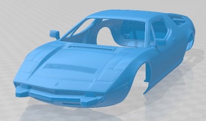 Maserati Bora 1974 Printable Body Car Modelo de impresión 3D .c4d .max .obj .3ds .fbx .stl .blend 