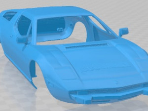 Maserati Bora 1974 Printable Body Car Modelo de impresión 3D