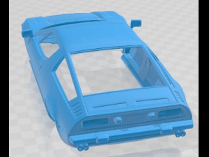 Maserati Bora 1974 Printable Body Car Modelo de impresión 3D