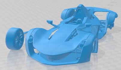 Bac Mono 2020 Printable Car 3D प्रिंट मॉडल .c4d .max .obj .3ds .fbx .stl .blend 