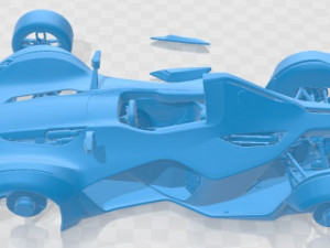 Bac Mono 2020 Printable Car 3D प्रिंट मॉडल