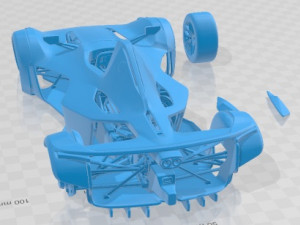 Bac Mono 2020 Printable Car 3D प्रिंट मॉडल