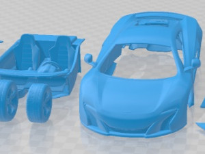 Mclaren 650S Coupe 2015 Printable Car 3D Print Model