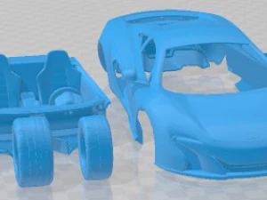 Mclaren 650S Coupe 2015 Printable Car 3D Print Model